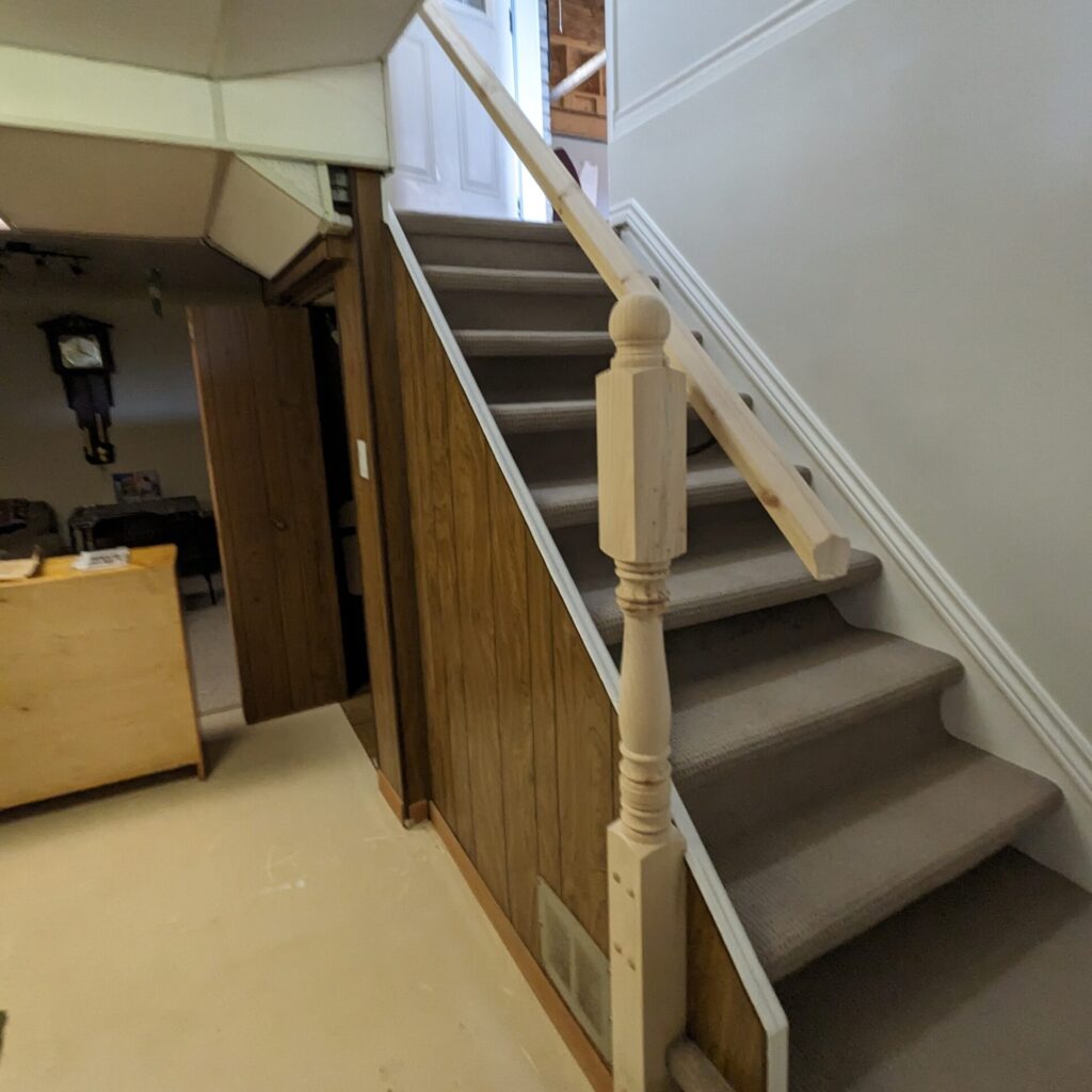Simple Stair Railing Kincardine